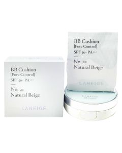 Laneige Bb Cushion Pore Control SPF50+ Pa+++ N21 15g x 2