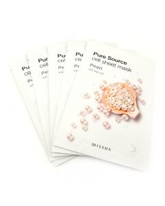 Missha Pure Source Pearl Sheet Mask 19g x 5