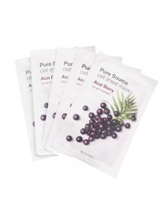 Missha Pure Source Cell Acai Berry Sheet Mask 19g x 5